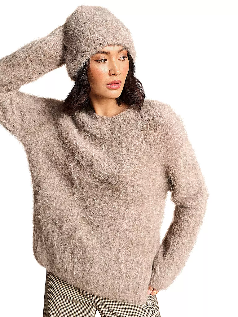 RIANI Pullover hellbraun