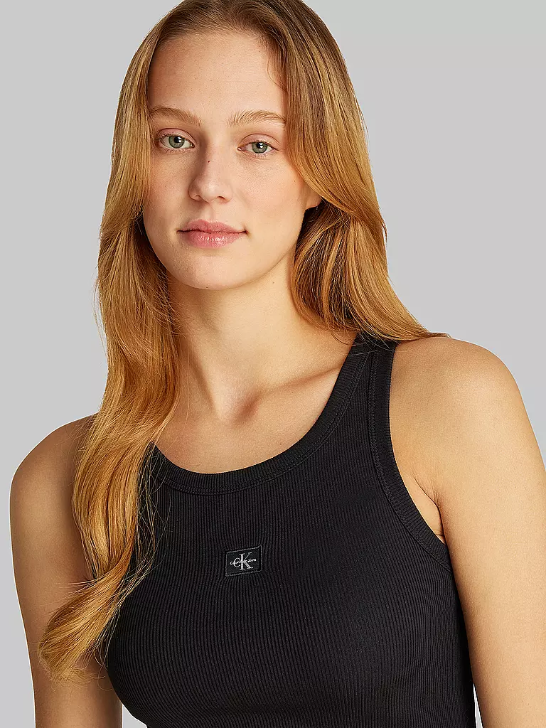 CALVIN KLEIN JEANS Tanktop schwarz