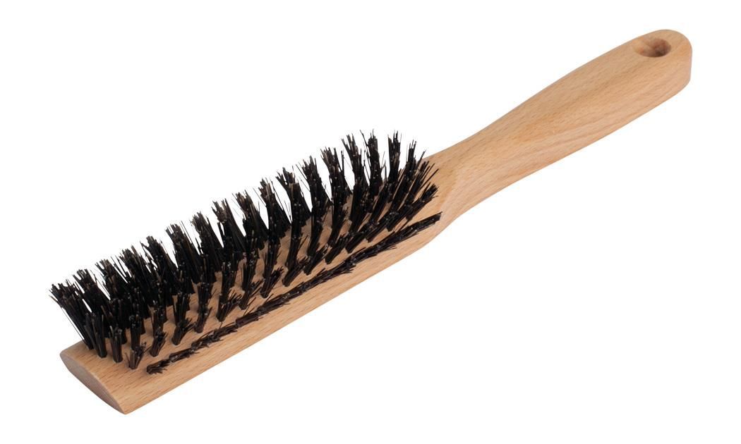 Redecker Haarbürste 8 Reihen halbrund gewachst