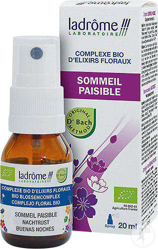 Ladrôme Sommeil Paisible Complexe Bio D'Élixirs Floraux Spray 20ml