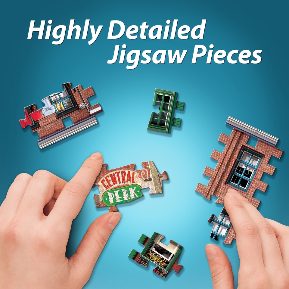 Wrebbit 3D Puslespil - FRIENDS - Central Perk