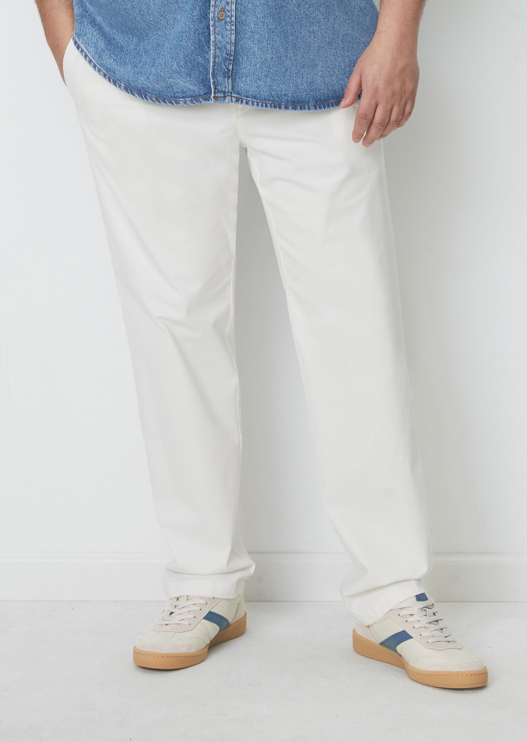 Chino - Modell OSBY tapered aus hochwertigem Bio-Baumwolle-Mix