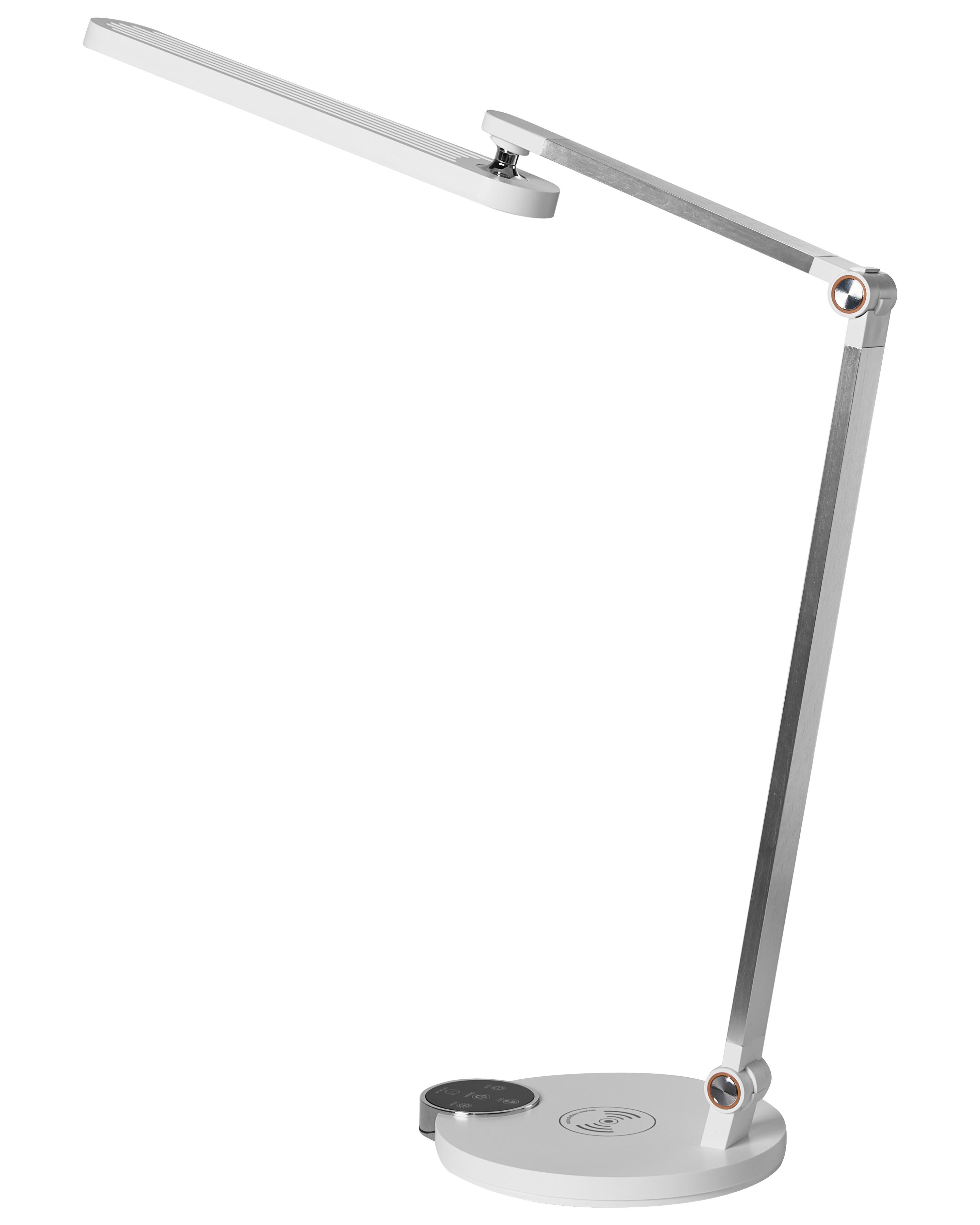 LED bureaulamp CAROY met draadloze oplader Wit