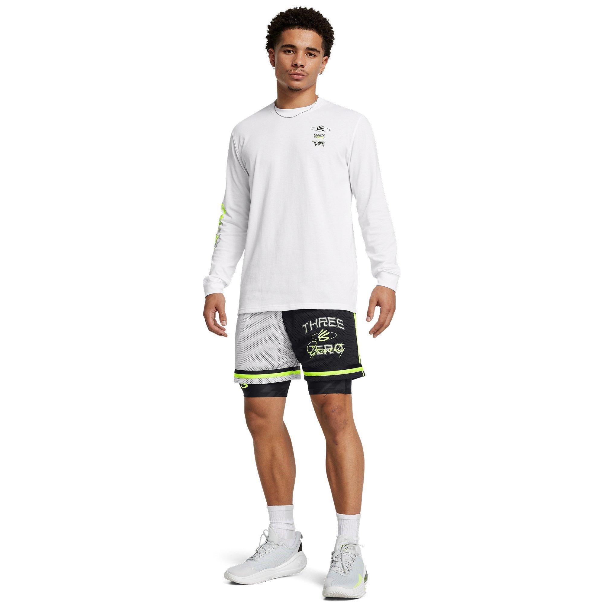 Under Armour UA Curry Verbiage Heavyweight Long Sleeve T Shirt Adults