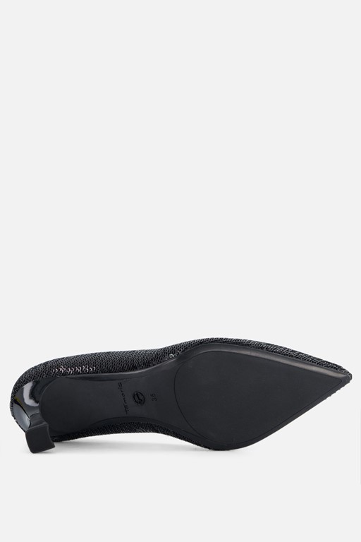 Tamaris Pumps zwart Textiel