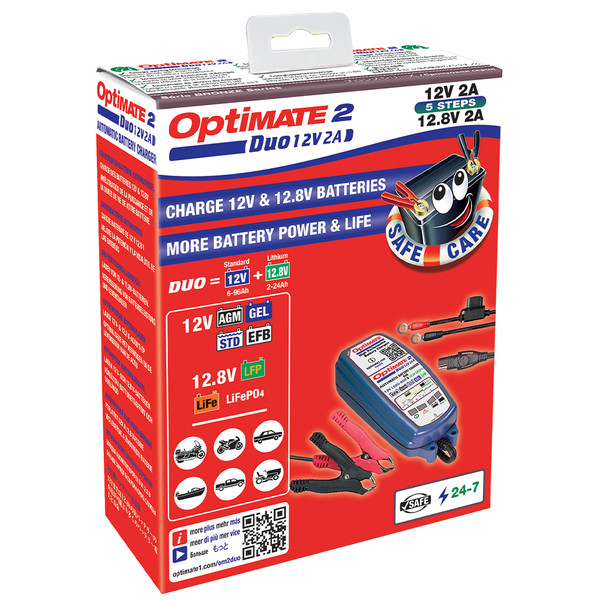 TecMate - Chargeur de batterie Optimate 2 TM550