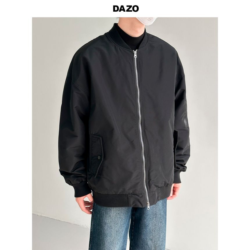 DAZO Studios - Effen bomberjack met rits