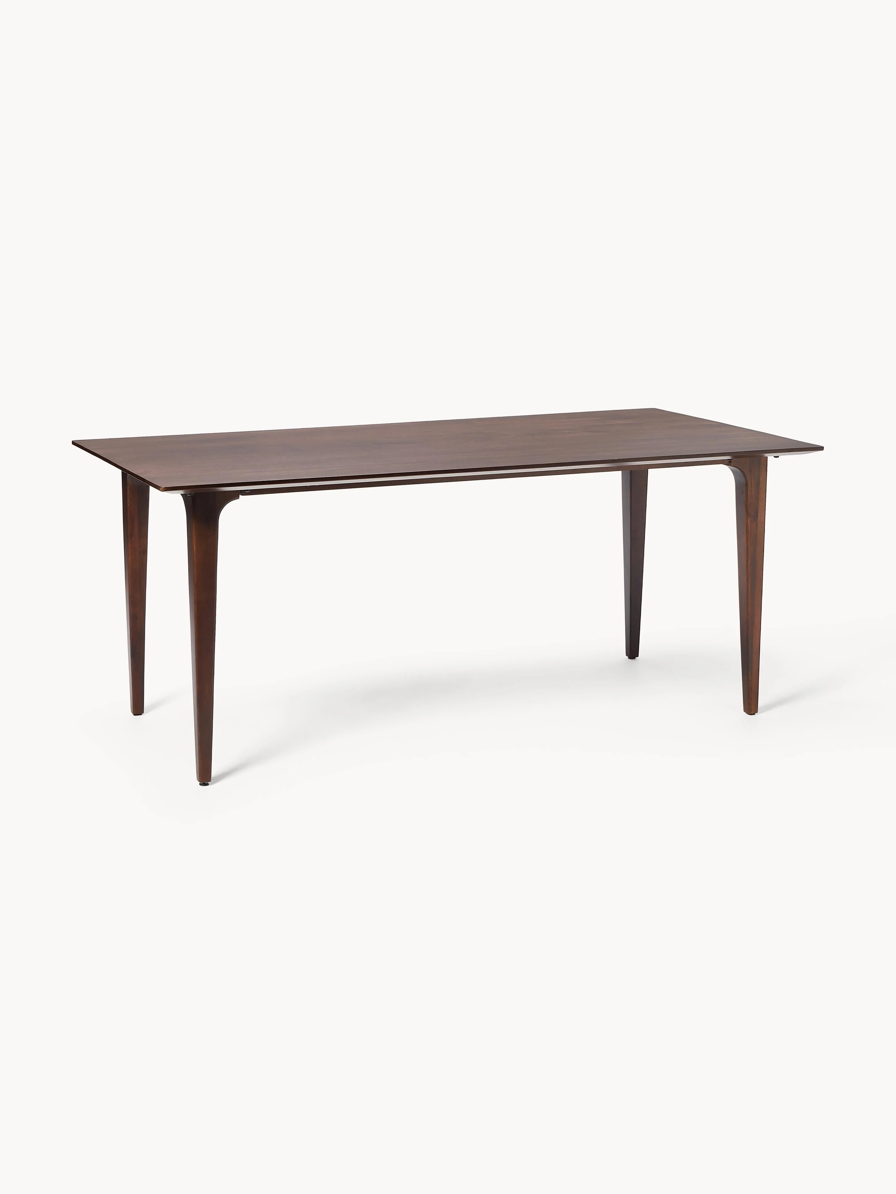 Eettafel Archie van mangohout, in verschillende formaten