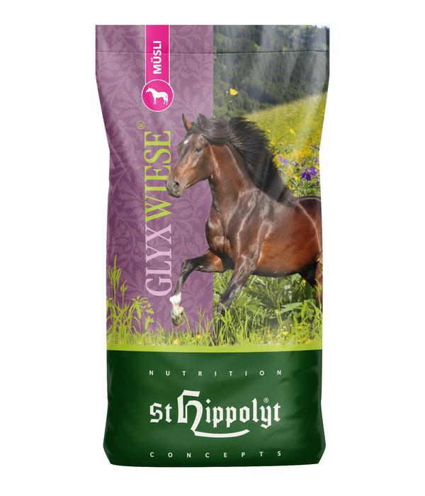 St. Hippolyt Pferdefutter Müsli Glyx-Wiese,