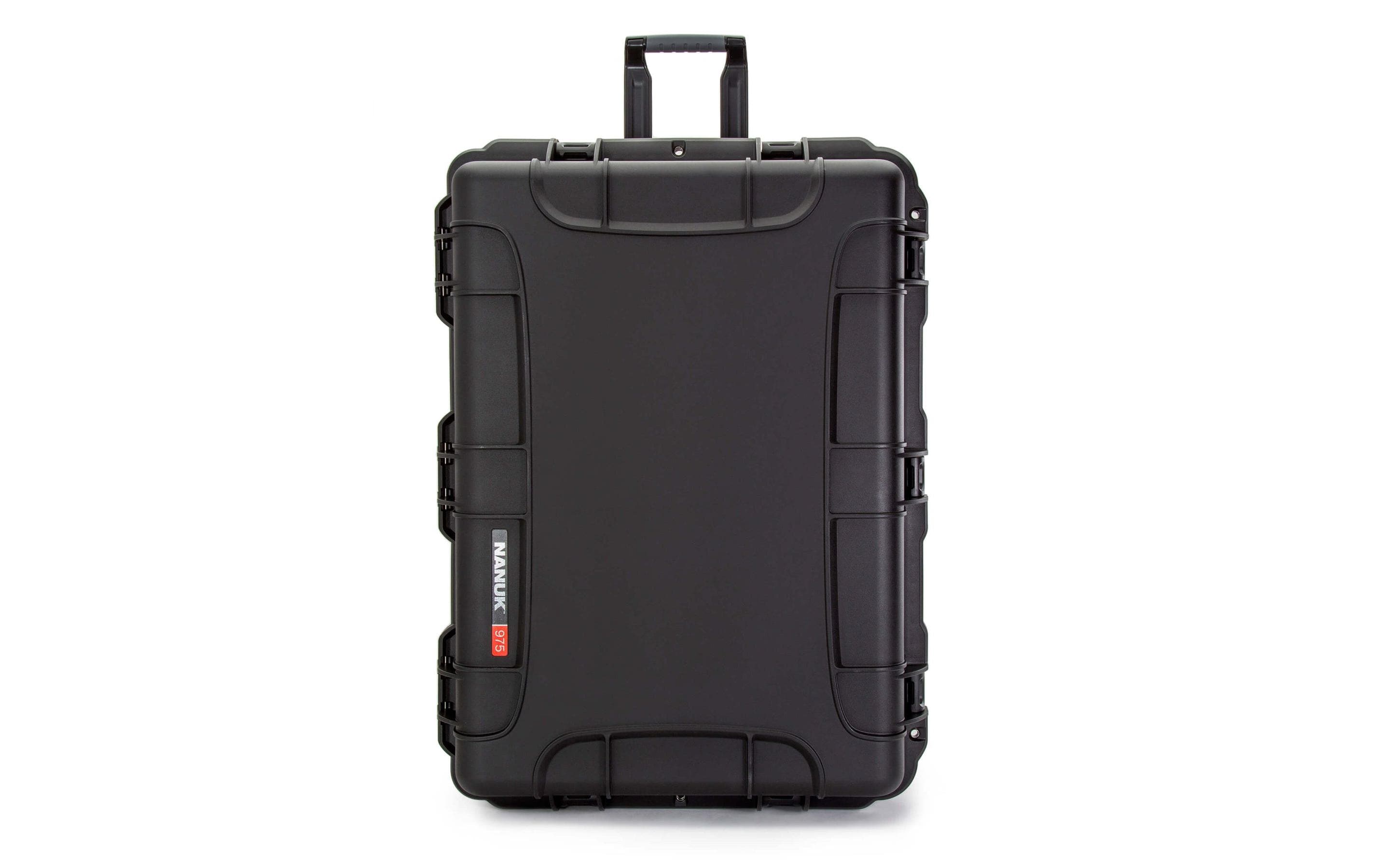 Kunststoffkoffer 975 - mit Trennwand Schwarz<br>Leichter, wasserdichter und robuster Hartschalenkoffer mit Trennwand