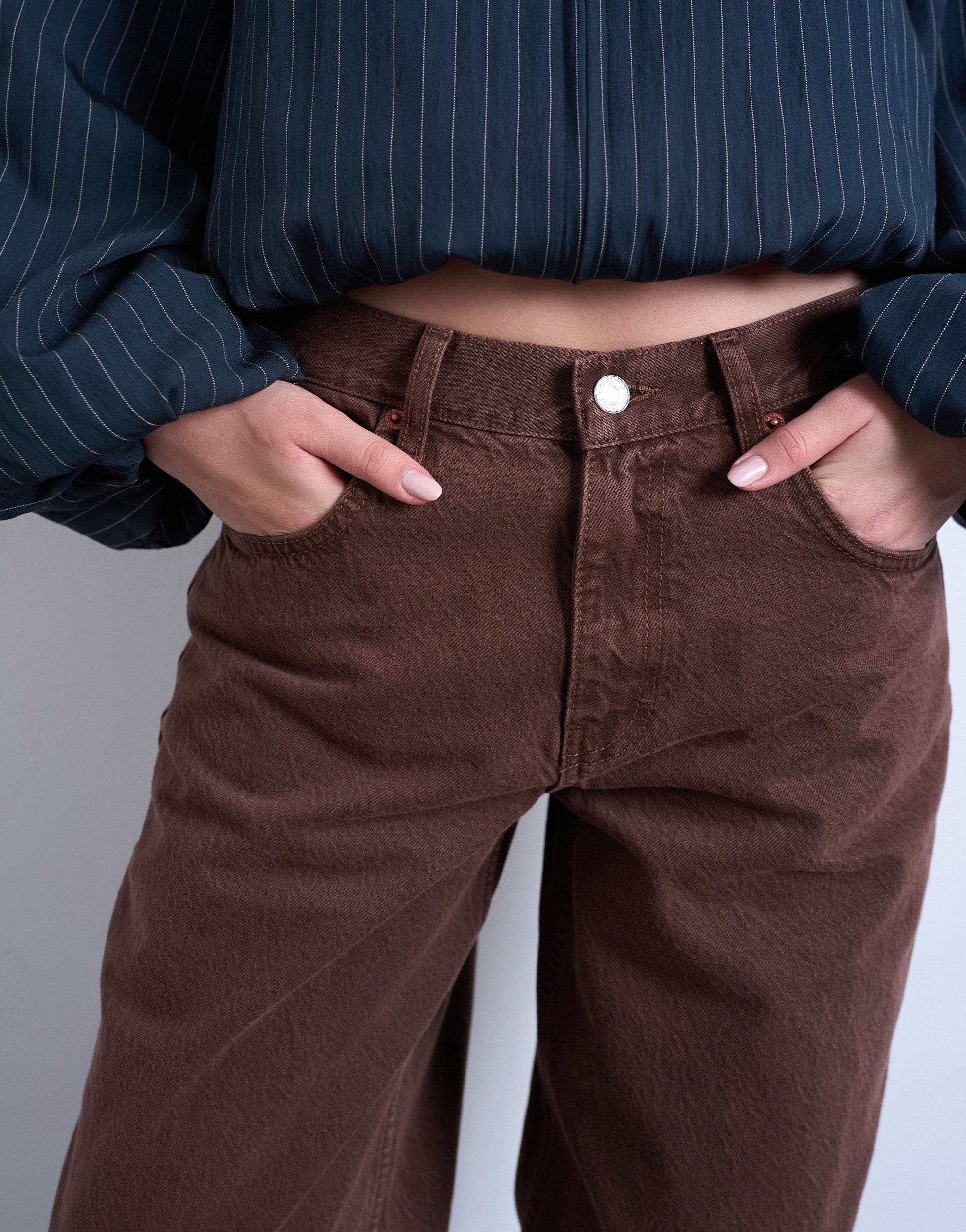 TSLOWRIE Low rise Baggy fit Jeans