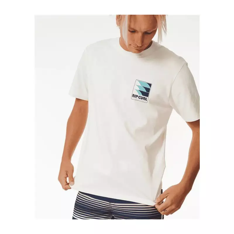Teeshirt RIPCURL Surf Revival Line Up Tee Bone