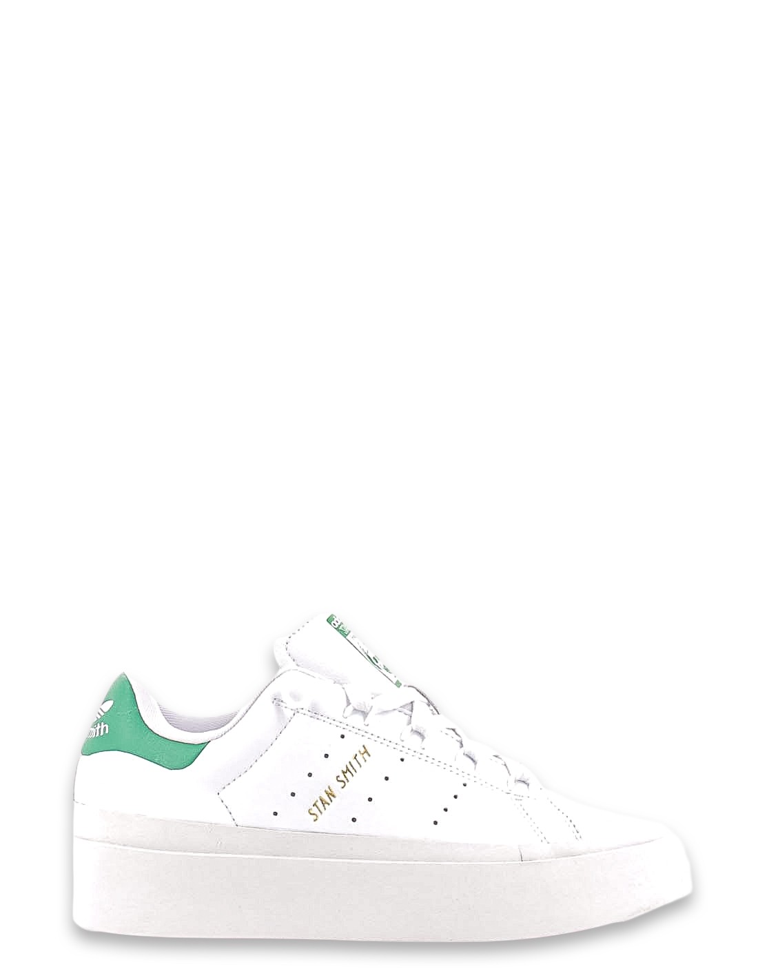 adidas Sneakers Compensées Femme Stan Smith Bonega Blanc/Vert