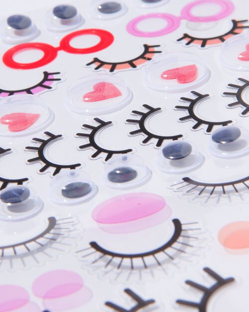 Autocollants avec yeux mobiles