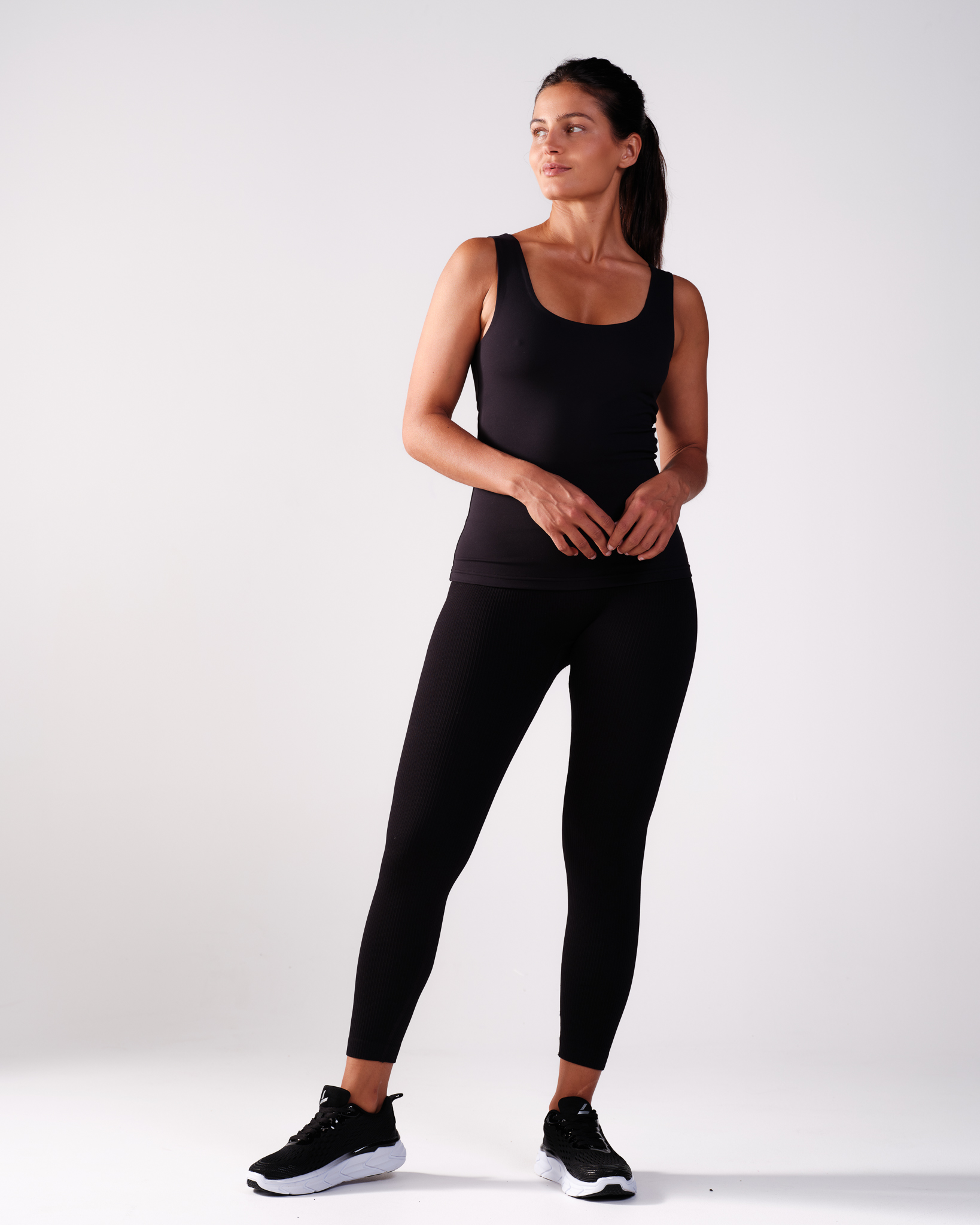 LEVITY Rib Tights Black