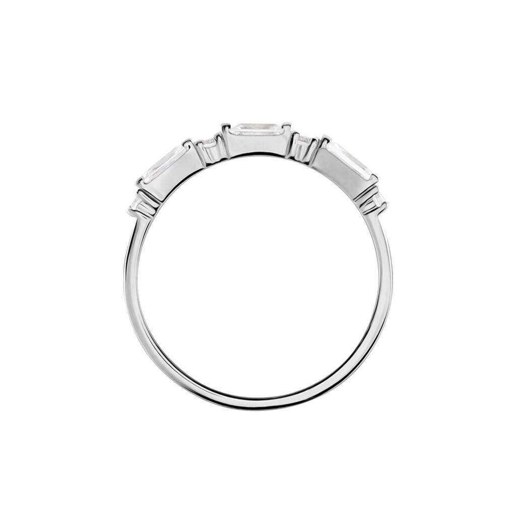 Bague Irenion Argent Blanc Oxyde De Zirconium