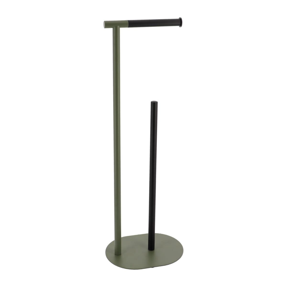 RESERVE ET DEROULEUR PAPIER METAL KAKI NOIR