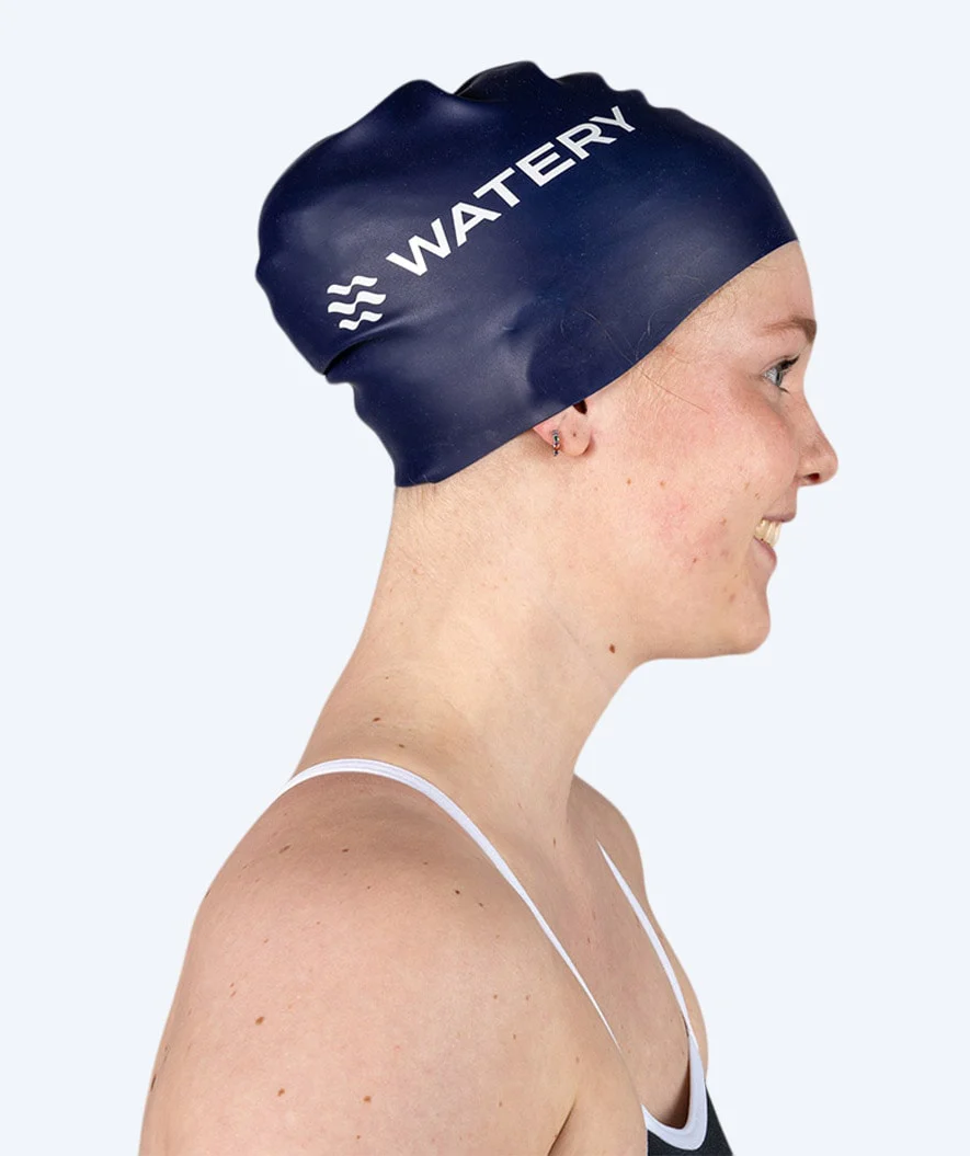 Watery badehætte (fra 10 år) - Signature - Mørkeblå