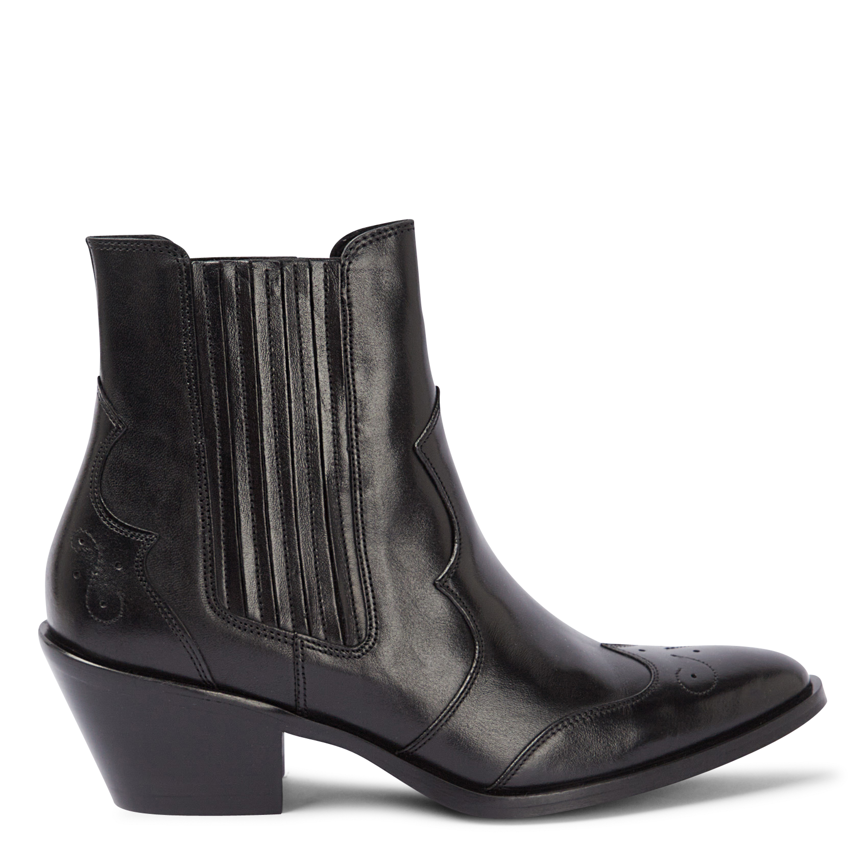 CARRIE - Boots en cuir | Noir