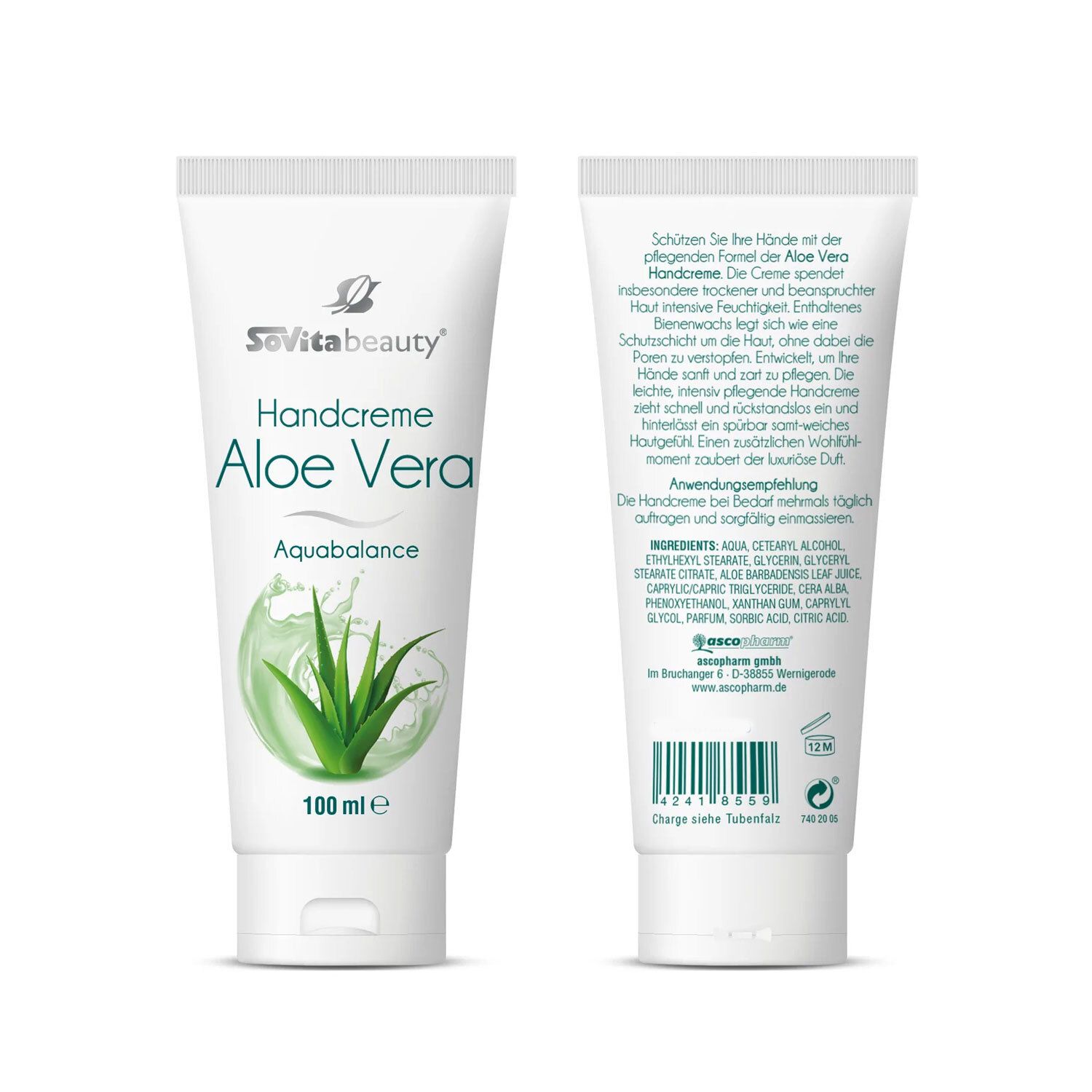 SoVitabeauty® Handcreme Aloe-Vera