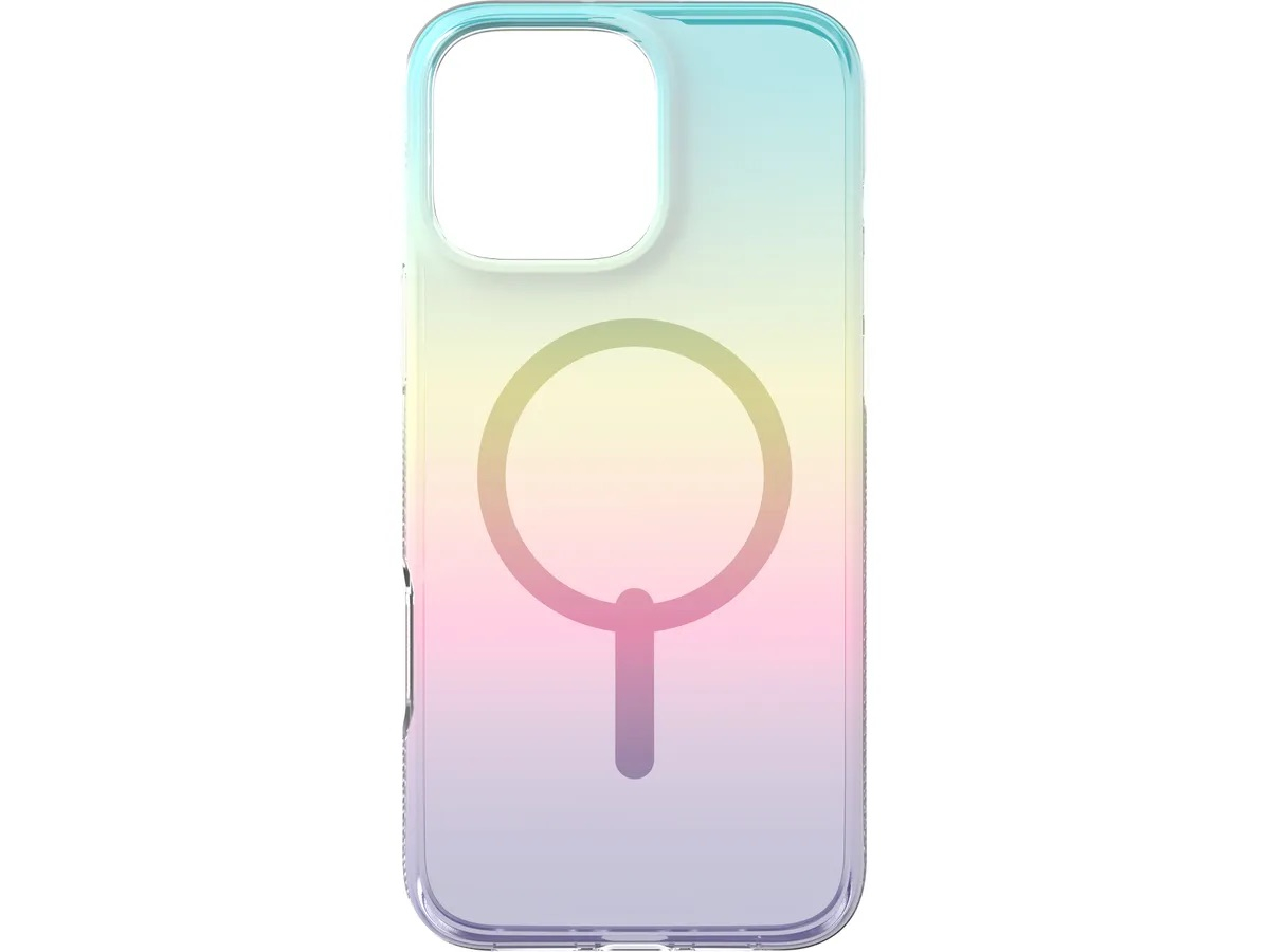 iPhone 16 Pro Max MagSafe Hülle Milan Snap Case Recycled (702315113) - Regenbogen / Transparent (Pastell)