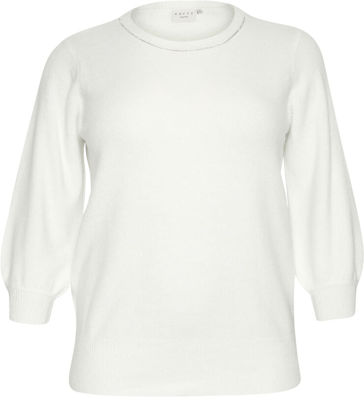 Kaffe Curve KCmerida Pullover Chalk cc.