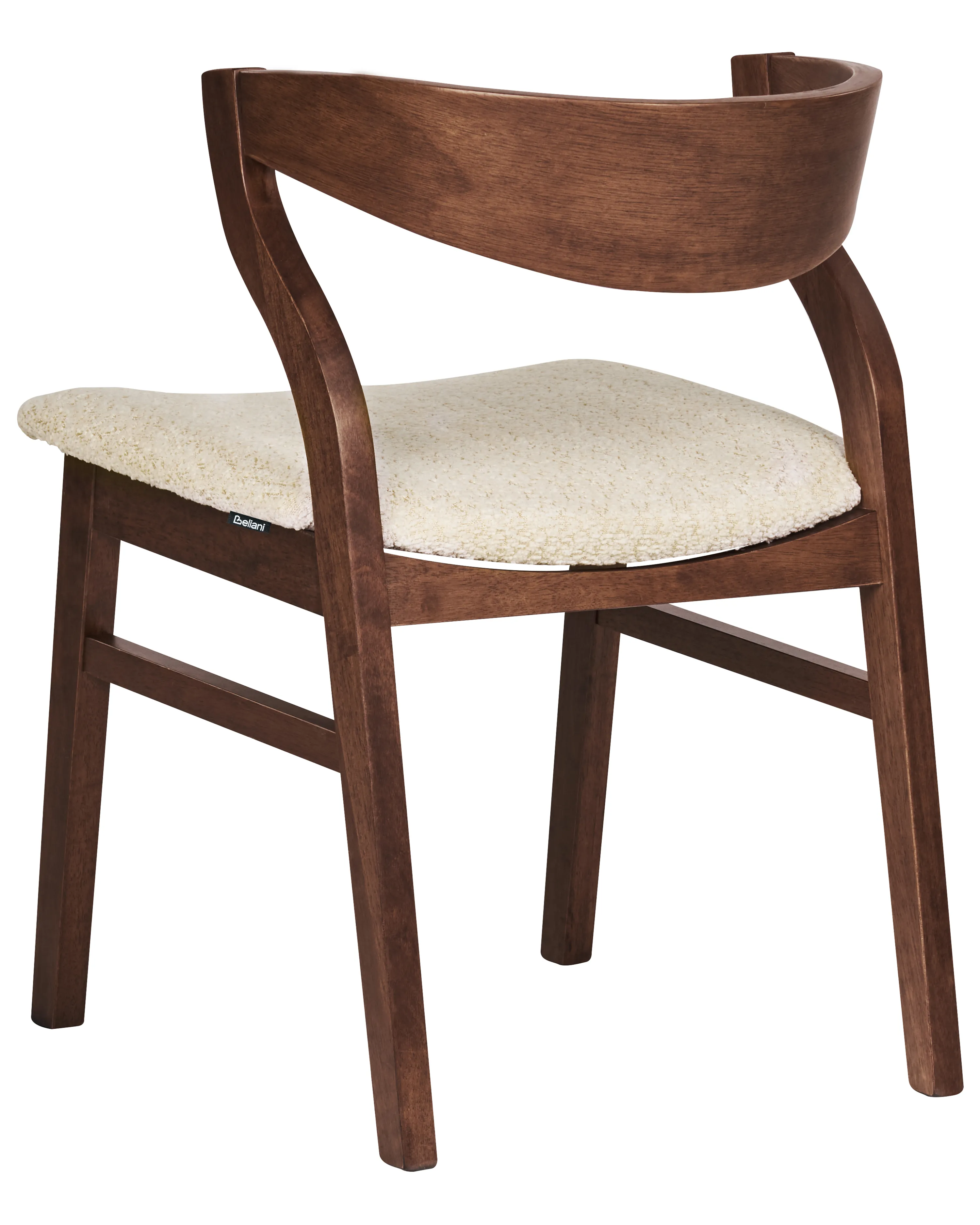 Set van 2 eetkamerstoelen MAROA Hout Lichtbeige