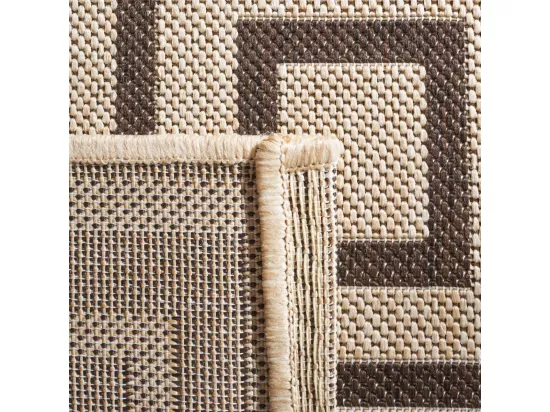 Tapis Creme & Brown 160 X 229 cm - Ravello