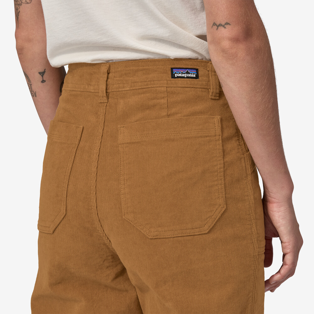 Cordhose für Damen mit weitem Bein