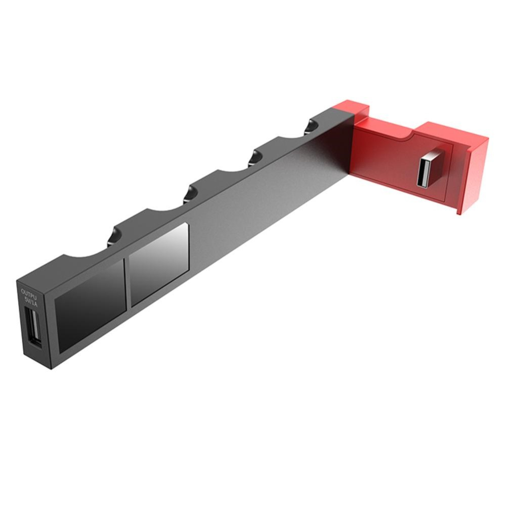 (4-fach) Ladestation Charging Dock für Nintendo Switch / OLED Joy-Con - Schwarz