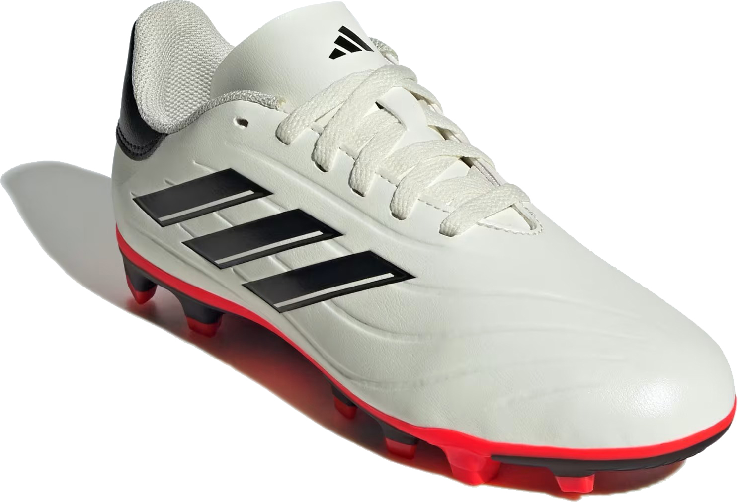 Copa Pure II Club FxG Junior Ivory/Core Black/Solar Red
