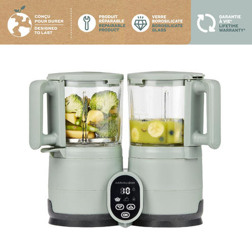 Robot Nutribaby Glass Celadon Green - BABYMOOV