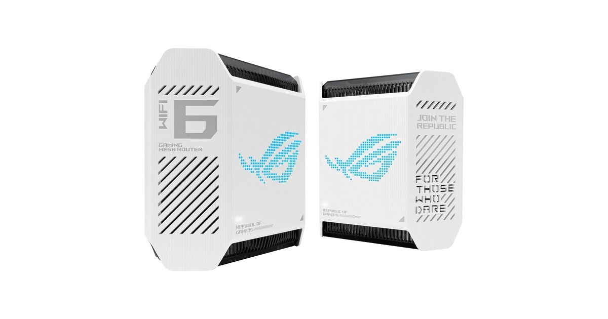 ASUSROG Rapture GT6 AiMesh mesh router  (Wit, 2 stuks)