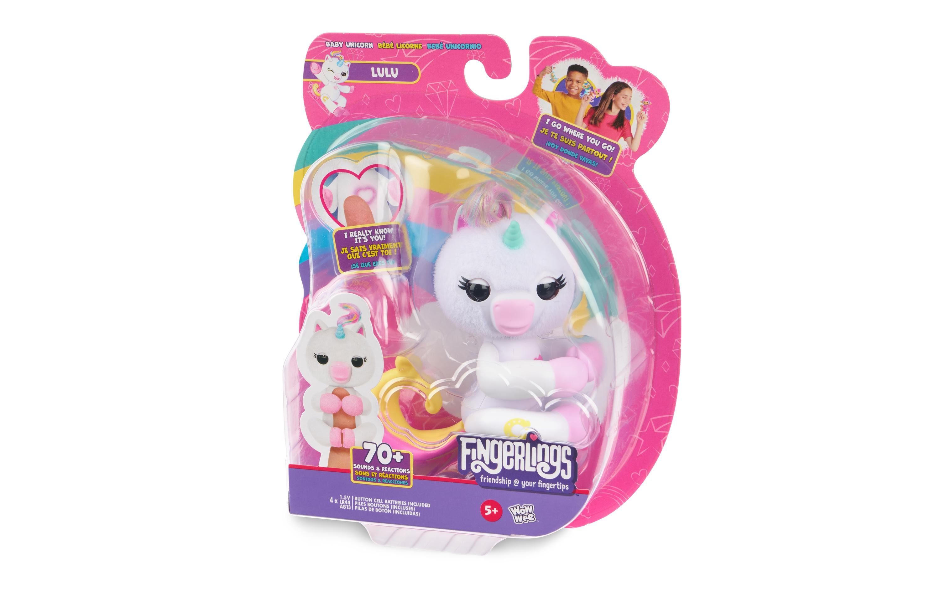Roboter Fingerlings Unicorn LuluLustiges und interaktives Einhorn