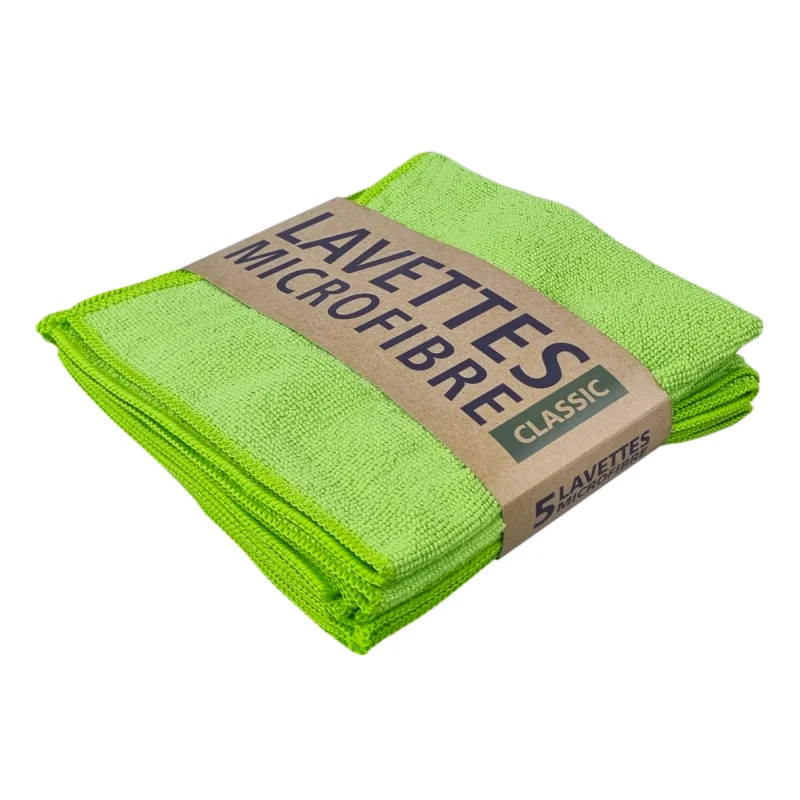 TAMPEL - Lavette microfibre - 38x38cm - En lot x5