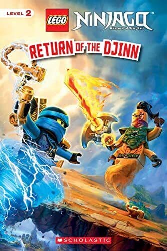 Return of the Djinn (Scholastic Readers: Lego Ninjago, Level 2) by Kate Howard Paperback Book Pre-Owned English