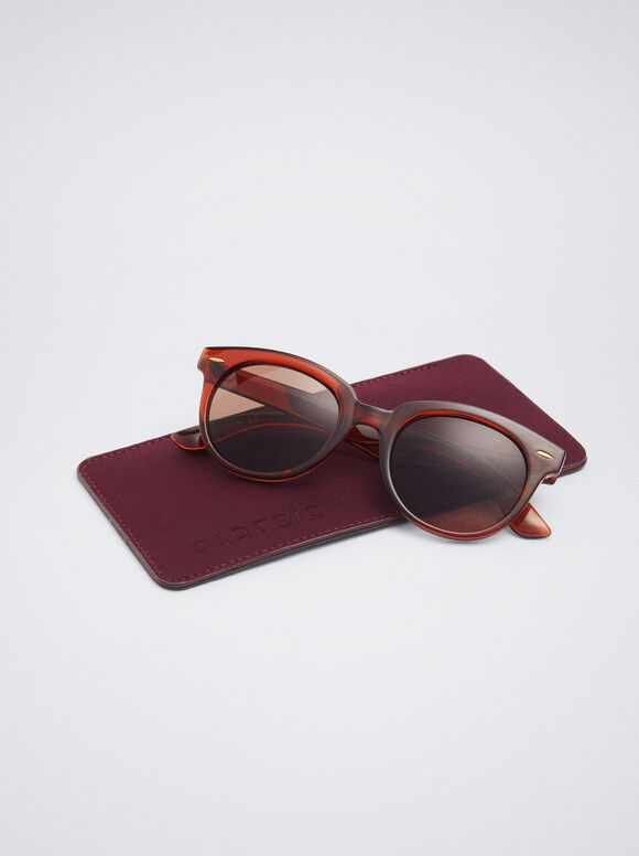 Gafas De Sol Redondas - Marrón