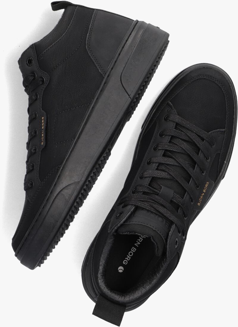 BJORN BORG zwarte bjorn borg lage sneakers t1930 mid m