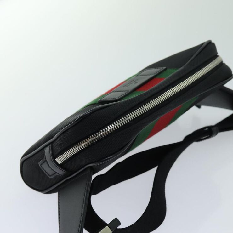 Gucci Vintage Gucci Crossbody Bag Black