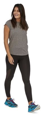 T-Shirt Patagonia Ridge Flow Shirt Noir Femme
