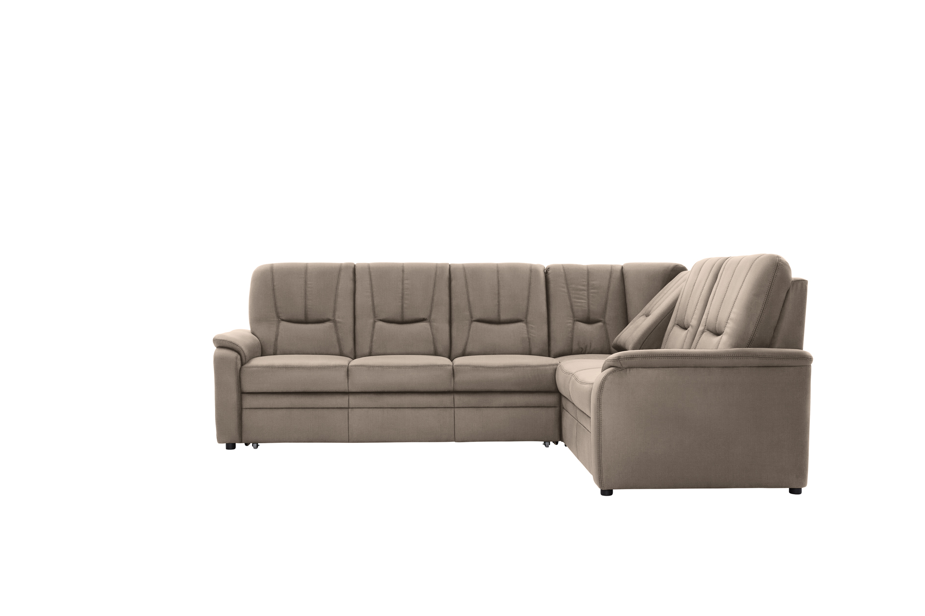 polsterpower Ecksofa - Miro mandel - Basismodell - rechts