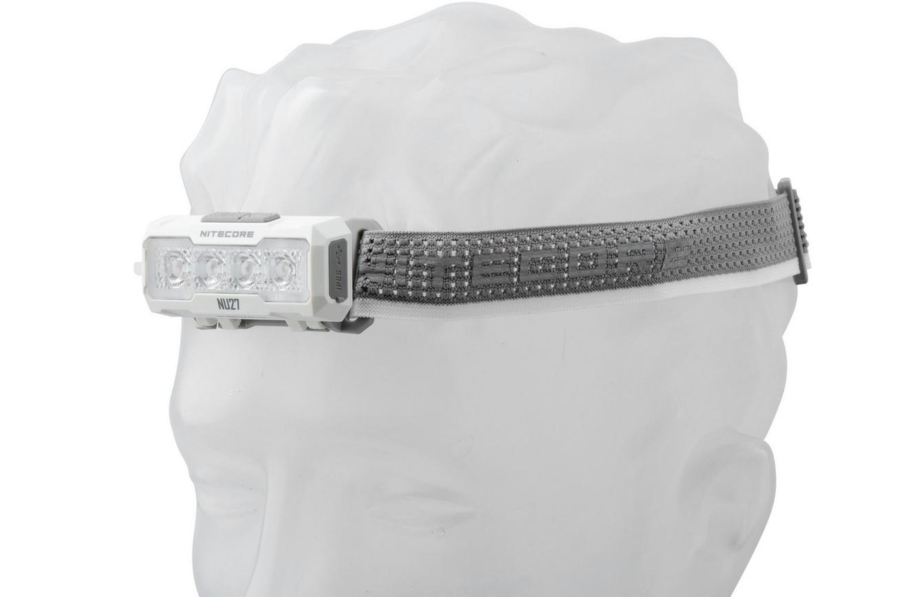 Nitecore NU27 MCT UHE LED, Alpine White, oplaadbare hoofdlamp, 600 lumen