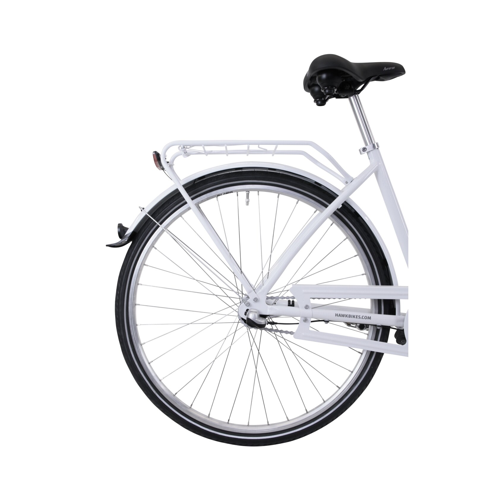 Hawk City Classic Joy White- Damenfahrrad 28“ - Perfektes Stadtfahrrad I Leichtes Damen Fahrrad mit Shimano 3-Gang Nabenschaltung