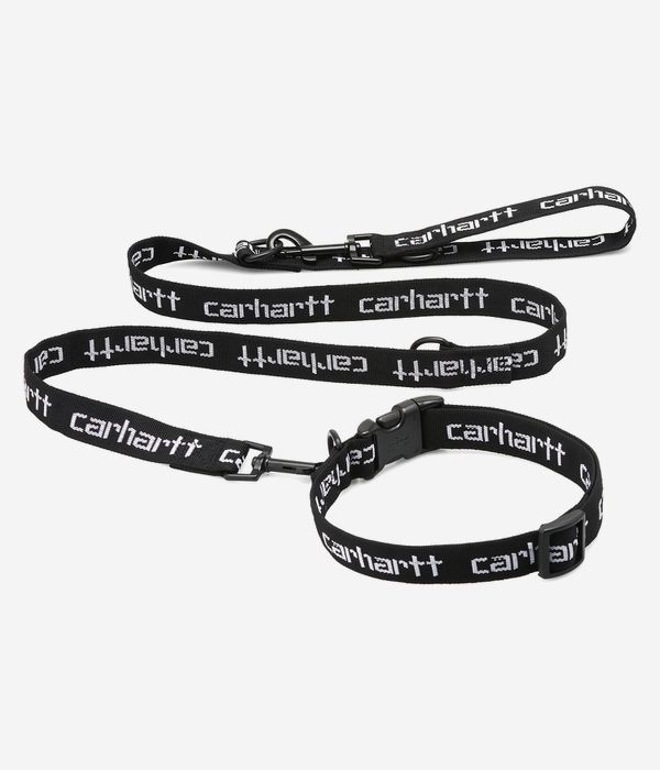 Carhartt WIP Script Dog Leash & Collar Acc. (black white)