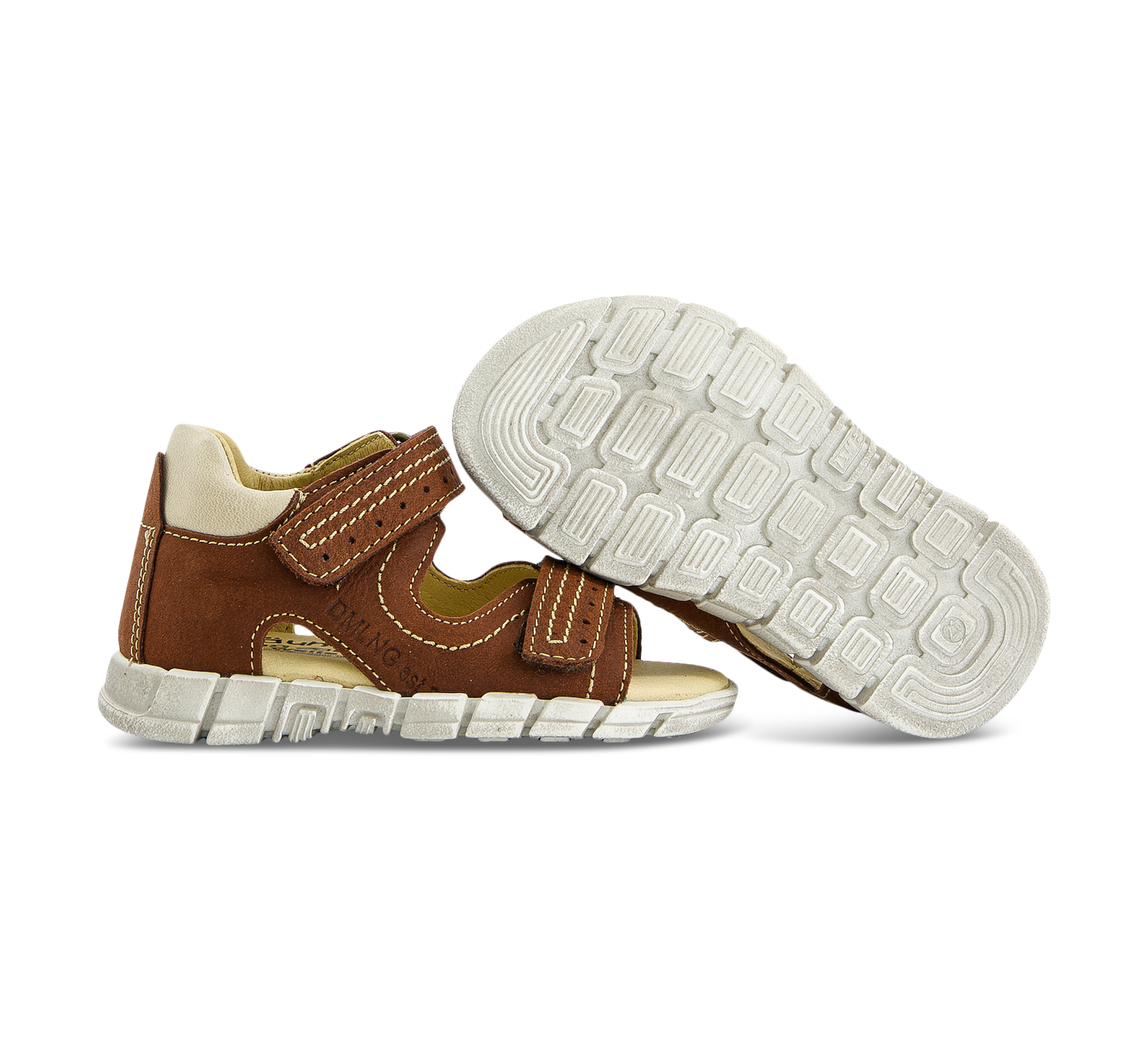Däumling Morin - Offene Sandalen braun