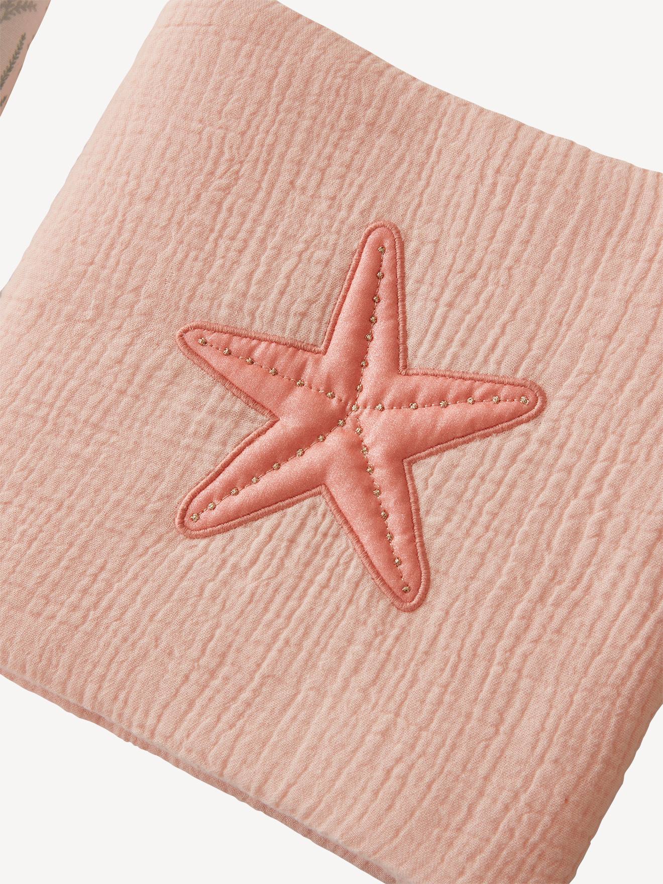 Protetor de berço/cercado infantil rosa médio liso com estampas 