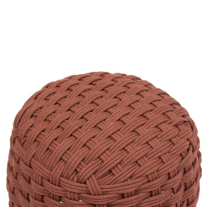 Pouf de jardin rond OBBAE Acajou