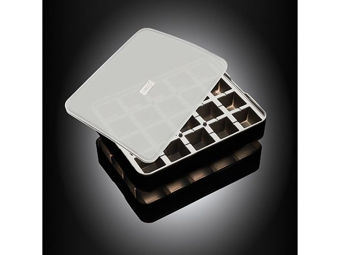 Lurch Eiswürfelform Würfel Schwarz / Transparent, 3 x 3 cm Ice Former