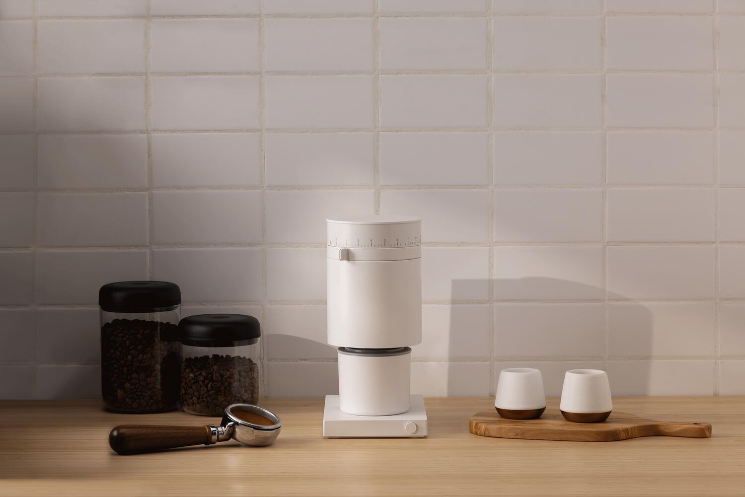 Fellow  Opus Conical Burr kaffekværn - Matte White
