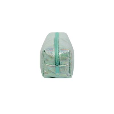 Trousse carrée - 1 compartiment - turquoise/vert - Bagtrotter